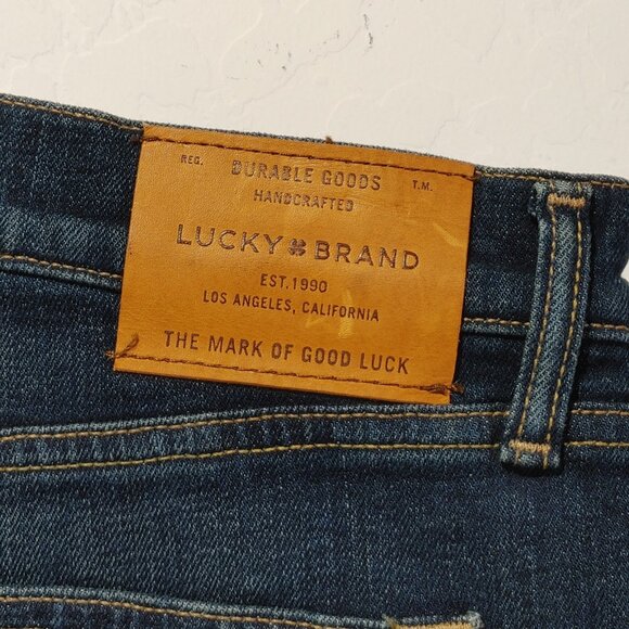 Lucky Brand 121 Slim POMPONIO BEACH Men's Jeans Size 33 x 34 NEW - Picture 7 of 11